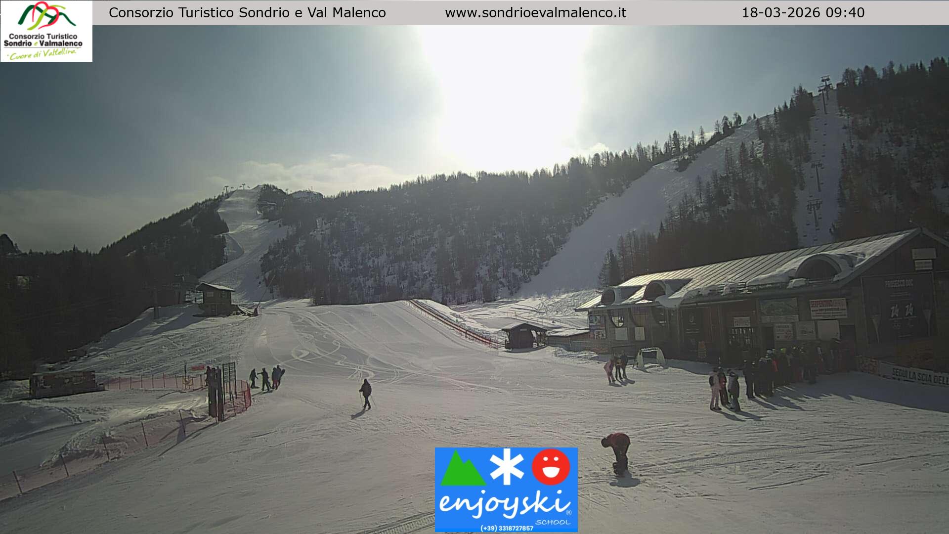 immagine della webcam nei dintorni di Bianzone: webcam Chiesa in Valmalenco