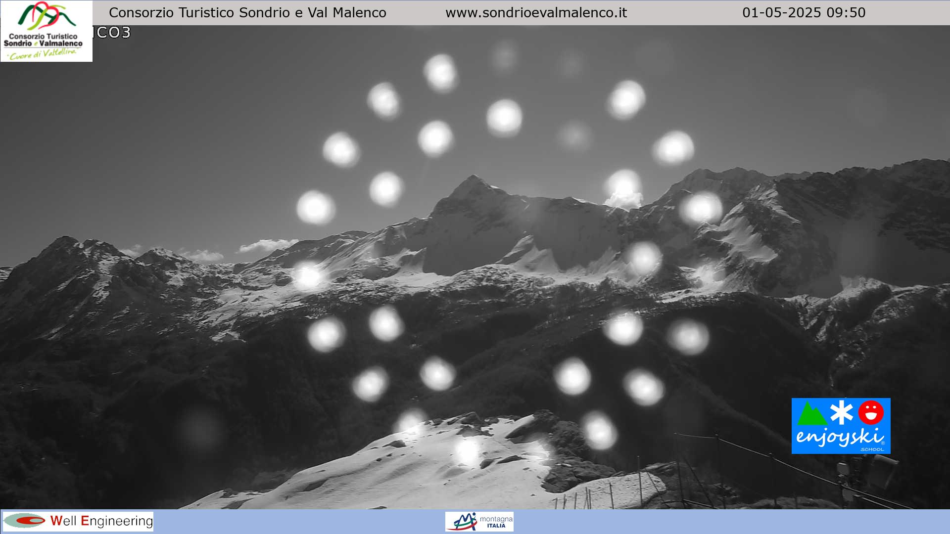 Webcam di Valmalenco Ski area: pista Thoeni