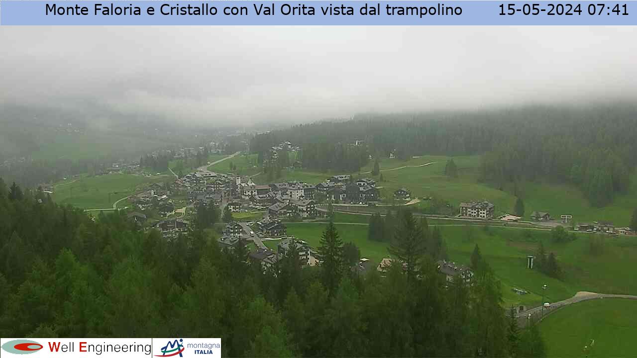 Webcam Panorama verso Monte Faloria e Monte Cristallo